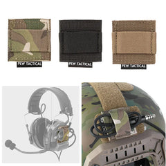 Sangles de maintien pour câbles casque et intercom Airsoft