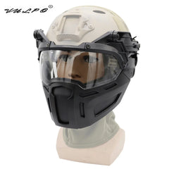 Demi-masque VULPO pour casque FAST – plusieurs configurations