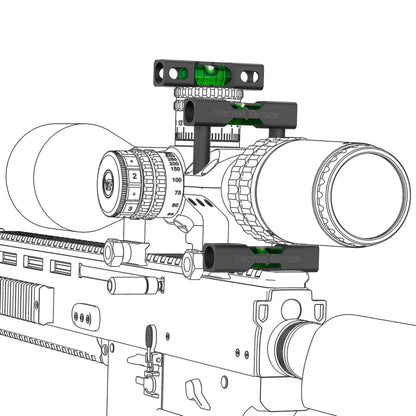 Niveau à bulle universel à montage plat, X-ACCU - Vector Optics