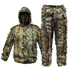 Tenue Ghillie camouflage polyester – ensemble haut + pantalon