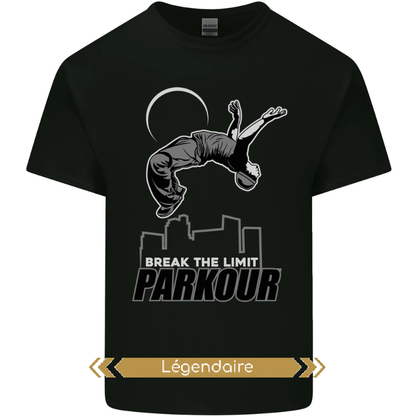 T-Shirt Parkour Free Running "Break the limite" pour enfants