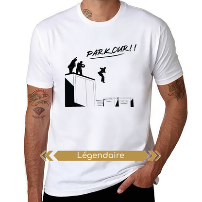 T-shirt Imprimé Parkour