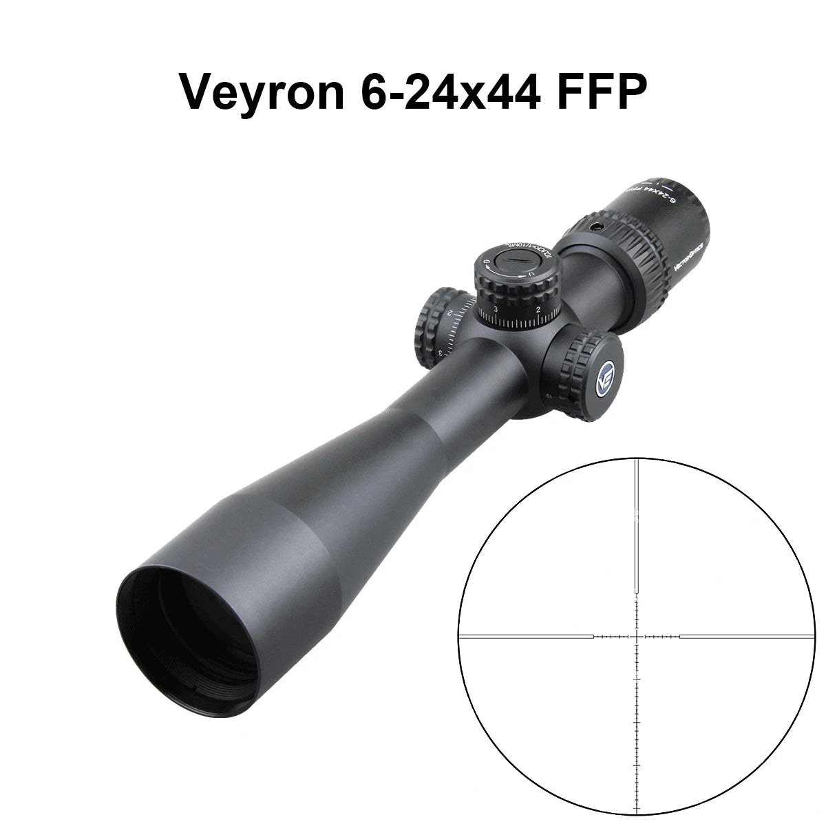 Lunette Veyron FFP 3–12×44, 4–16×44 ou 6–24×44 – Vector Optics