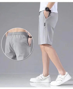 Short respirant coupe slim en polyester – 5 coloris