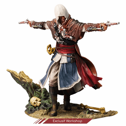 Figurine Edward Kenway, 22CM, PVC - Assassin's Creed 4 Black Flag