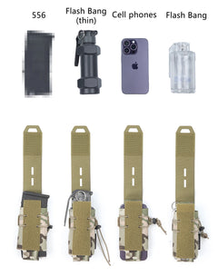 Pochette MOLLE pour accessoire cylindrique / dummy Airsoft – S / L
