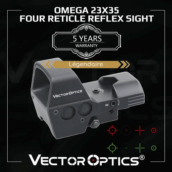 Viseur réflexe Omega 23×35 SCRD-48 Vector Optics – visuel 1