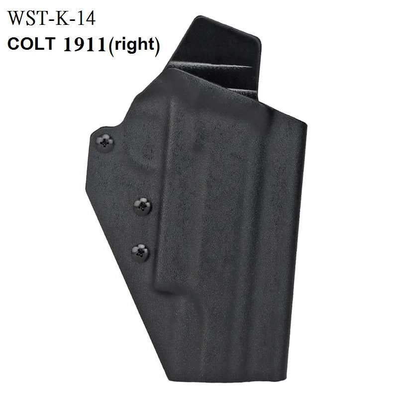 Holster rigide droitier à dégagement rapide – Références K-01 à K-14