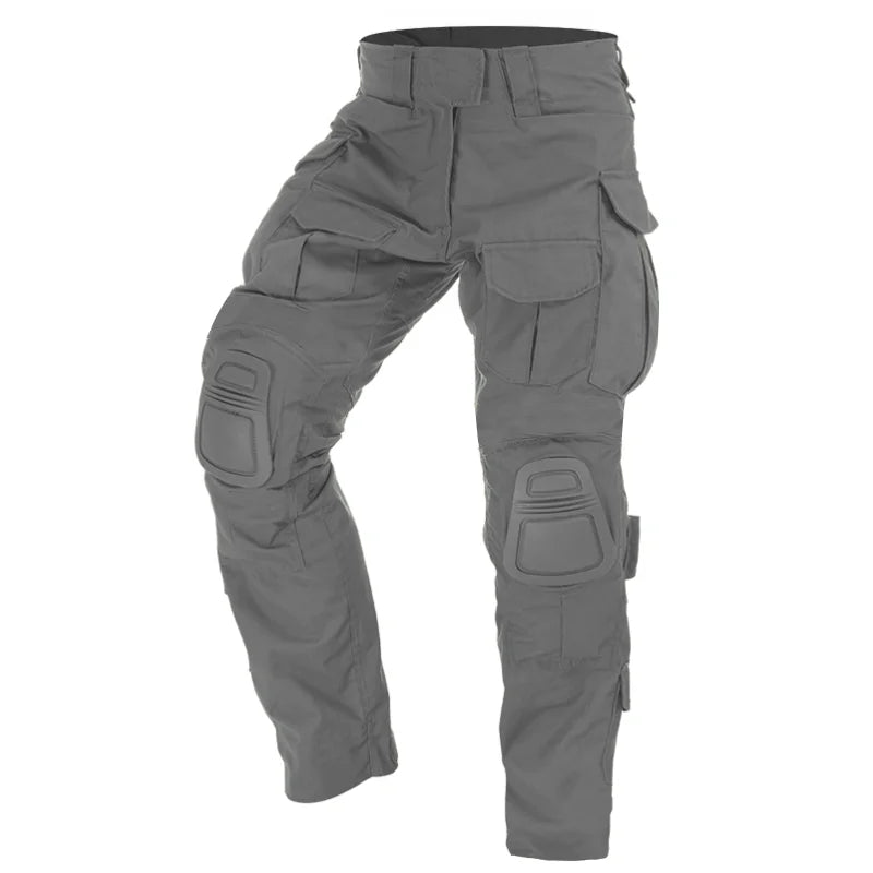 Pantalon tactique camouflage avec genouillères – plusieurs motifs