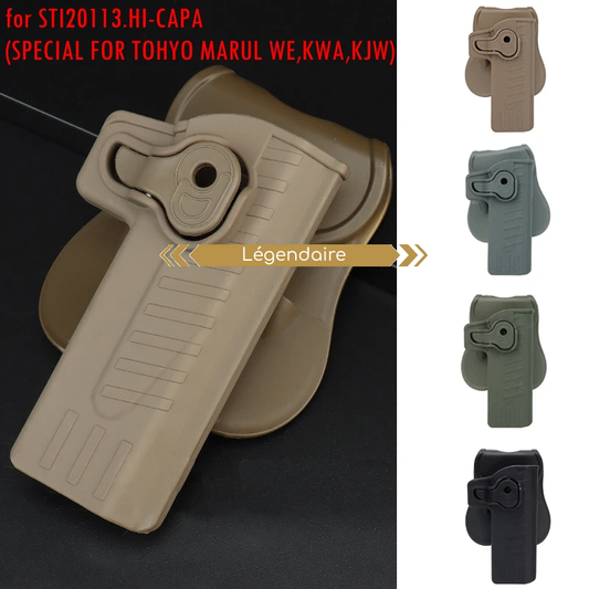 Holster à dégagement rapide, pour STI20113. HI-CAPA TOHYO MARUL WE, KWA, KJW