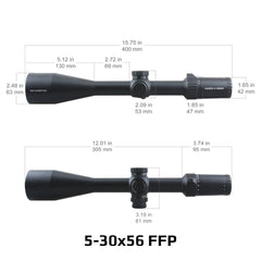 Lunette Taurus FFP 3–18×50, 4–24×50 ou 5–30×56 – Vector Optics