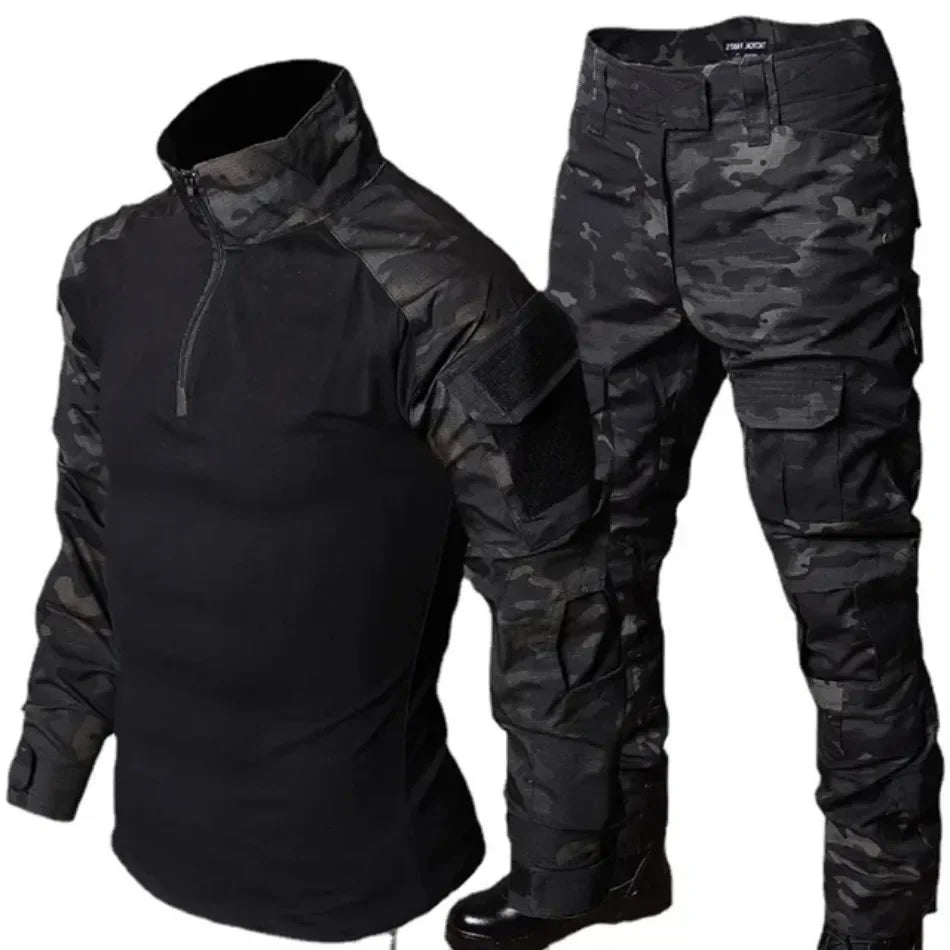 Tenue tactique camouflage noir – AUKUPKEE