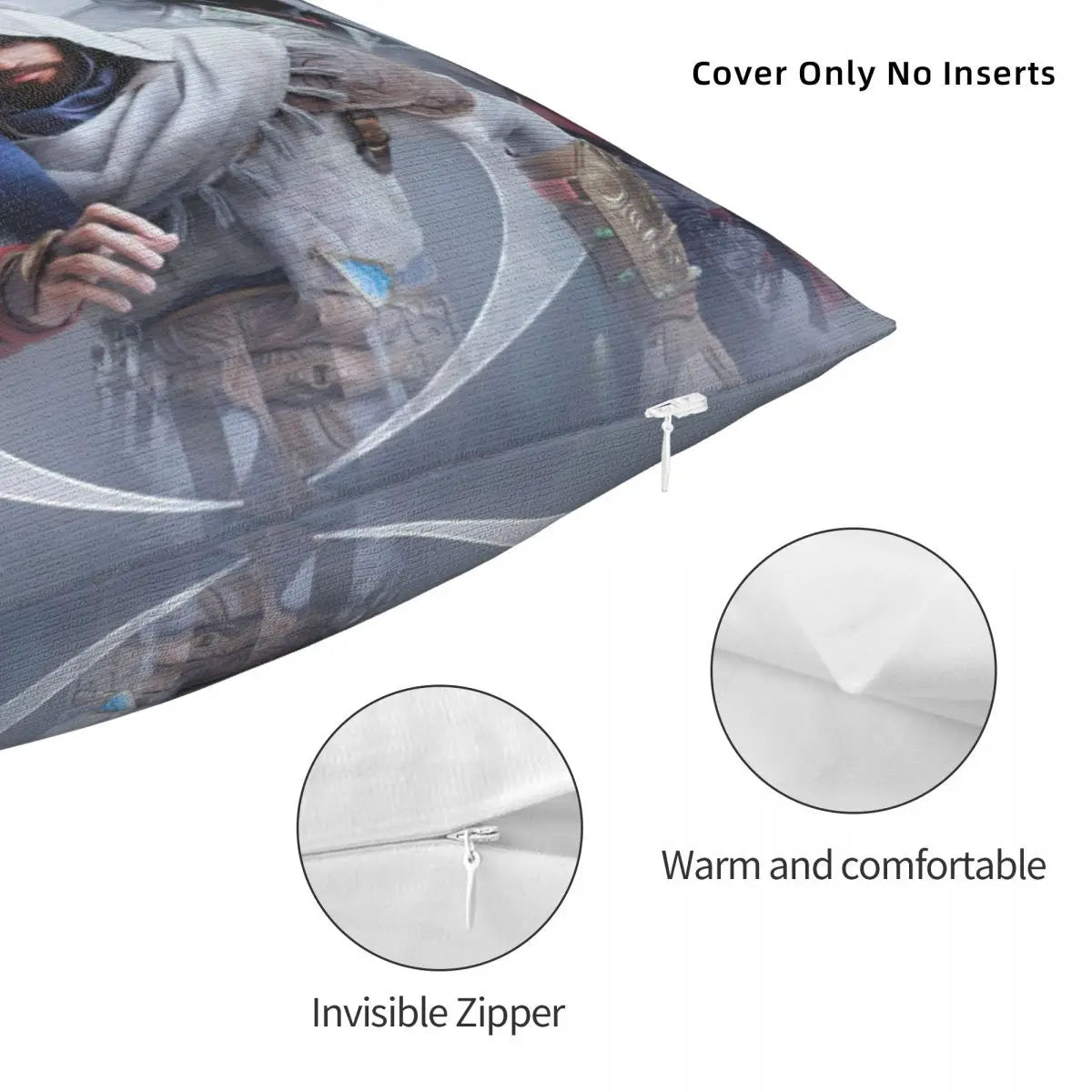 Housse de coussin Assassin’s Creed Mirage n° 3 – 7 tailles
