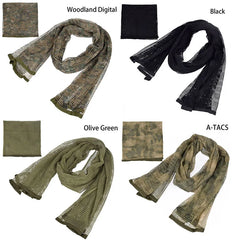 Voile camouflage en maille pour Airsoft et plein air