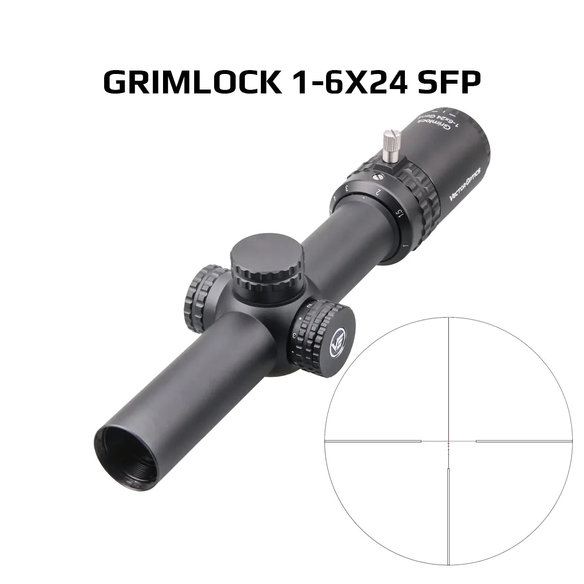 Lunette LPVO 1–4×24 ou 1–6×24, SFP/FFP – Vector Optics
