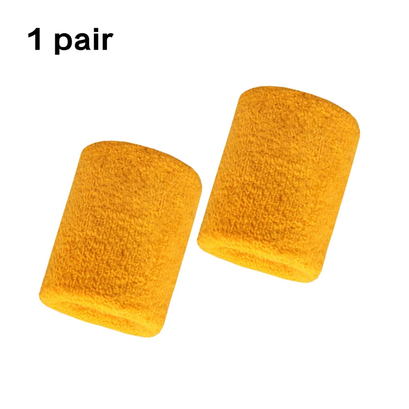 Poignets éponge élastiques absorbants – plusieurs coloris