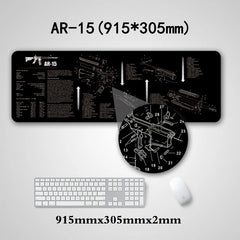 Tapis d’atelier imprimé pour entretien de réplique – plusieurs motifs