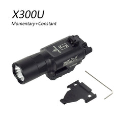 Lampe tactique type X300 / X300U pour rail 20 mm – plusieurs versions