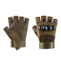 Gants tactiques demi-doigts en nylon – M à XL