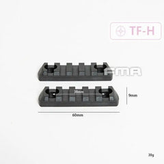 Rails latéraux FMA pour casque type Wendy – paire