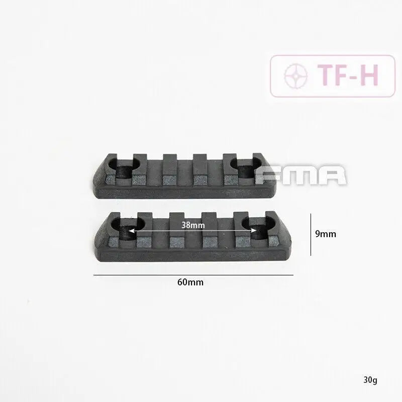 Rails latéraux FMA pour casque type Wendy – paire