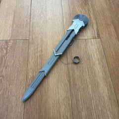 Accessoire de manche PVC factice pour cosplay – mécanisme coulissant