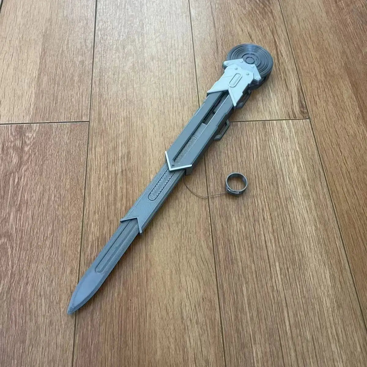 Accessoire de manche PVC factice pour cosplay – mécanisme coulissant