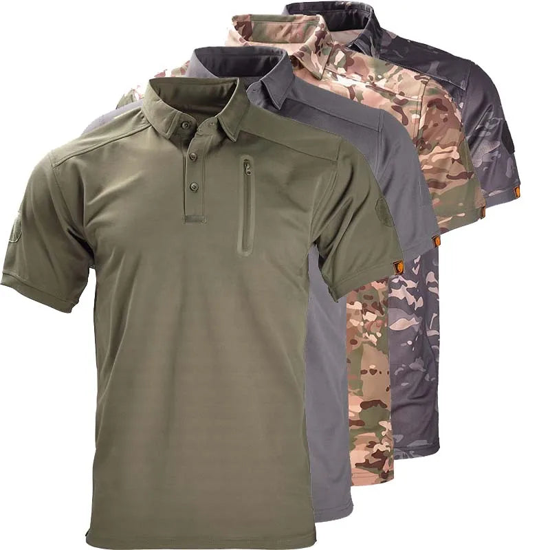T-shirt tactique respirant à séchage rapide – manches courtes