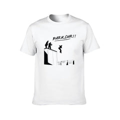 T-shirt imprimé Parkour en coton