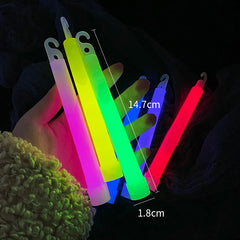 Bâton lumineux chimique 15 cm pour repérage terrain