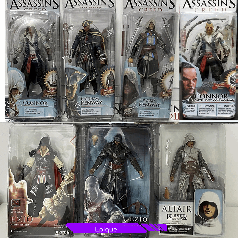 Figurines articulées Assassin’s Creed – vue principale