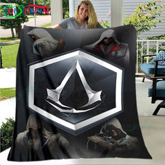 Plaid Assassin’s Creed imprimé – 33 motifs, 3 tailles