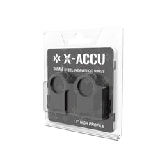 Anneaux acier QD X-ACCU pour rail 21 mm – Ø 25,4 / 30 mm