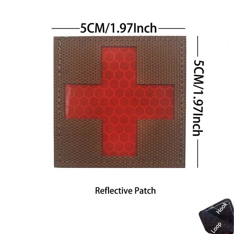 Patch médic Airsoft – 33 Croix Terre