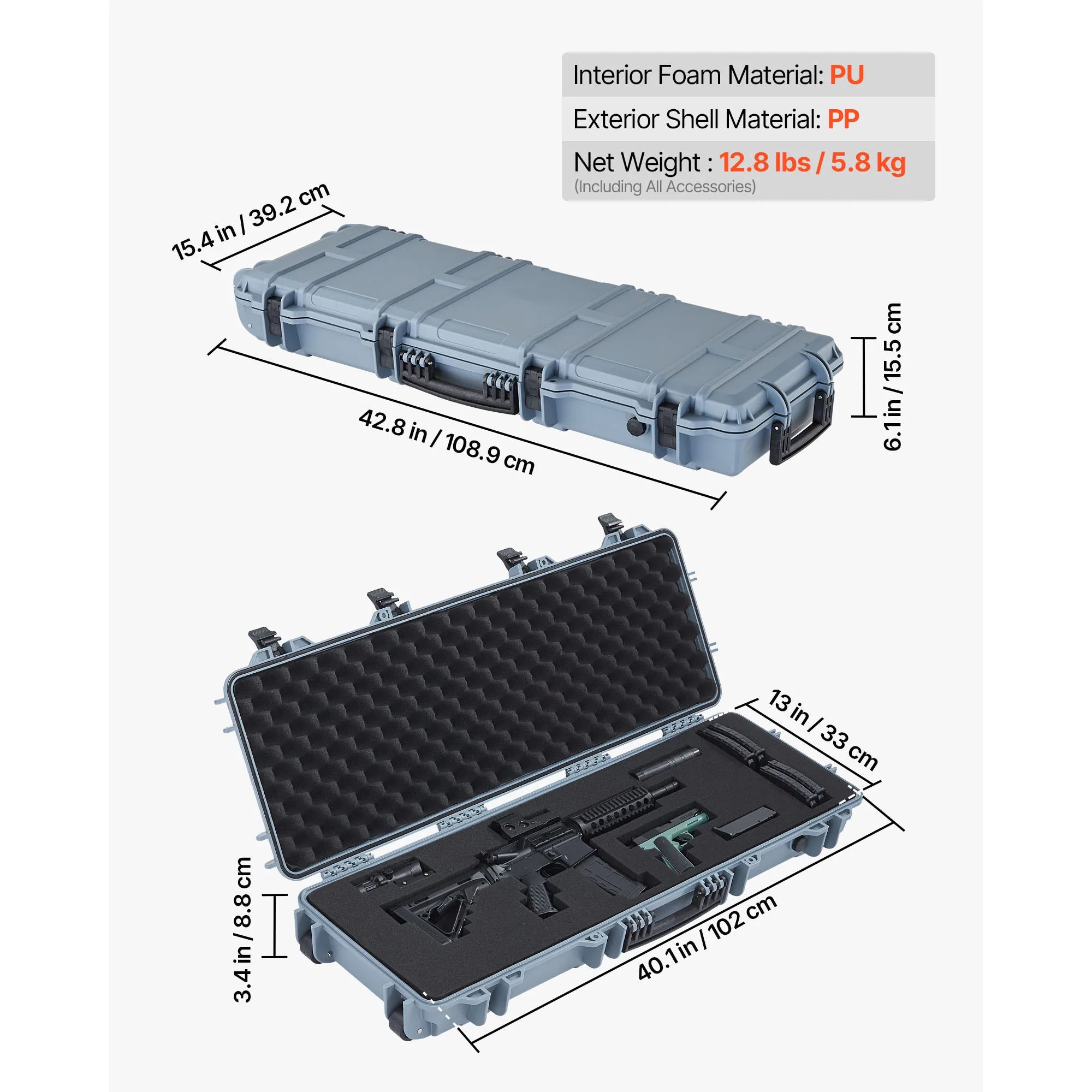 Mallette rigide étanche IP67 pour réplique Airsoft – SucceBuy – vue 40