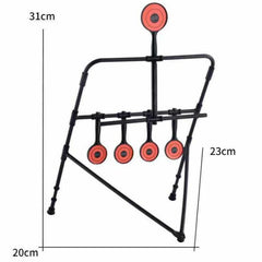 Cible Airsoft basculante 5 plateaux à réarmement
