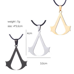 Pendentif logo Assassin’s Creed – Alliage de zinc