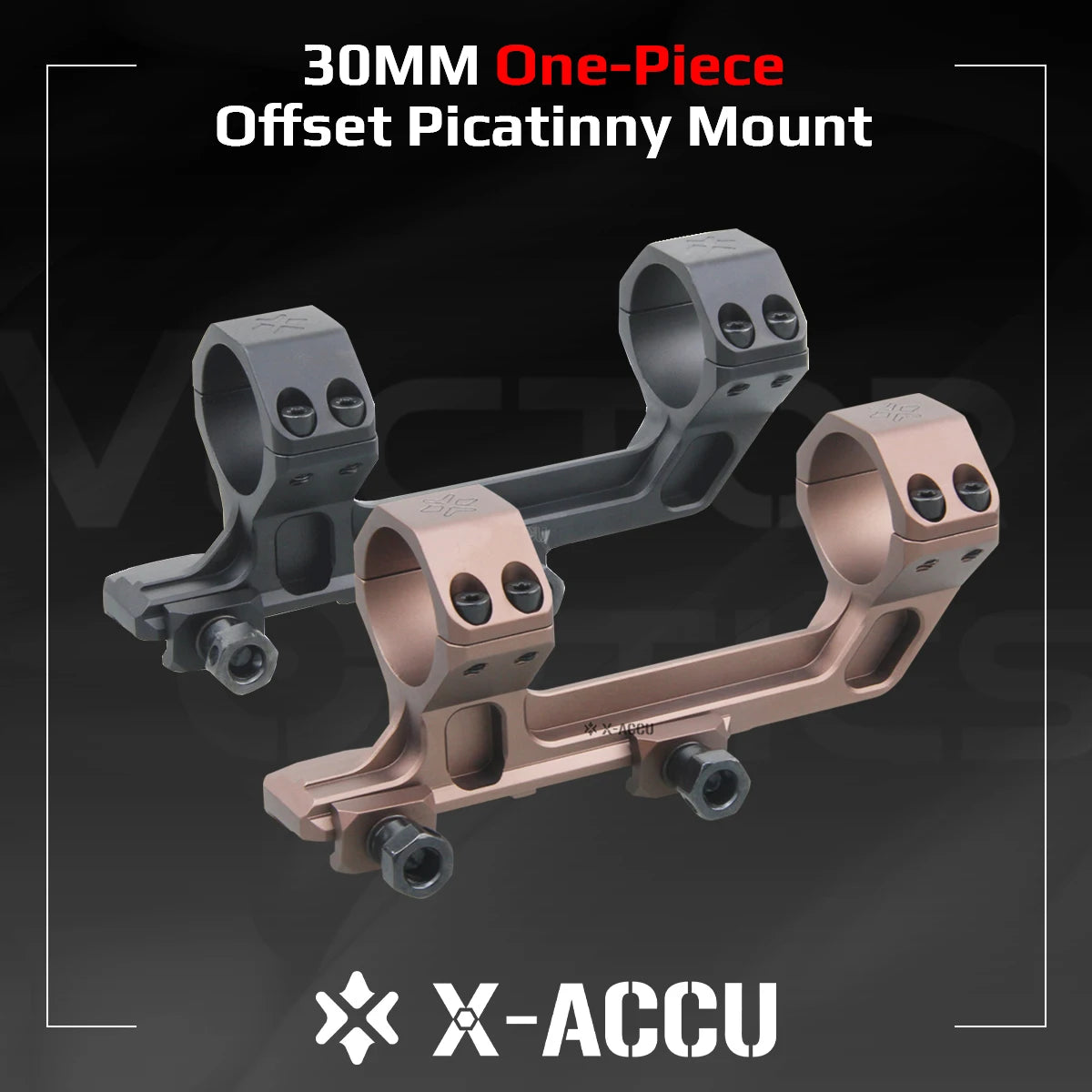 Monture monobloc Vector Optics 30 mm – 0 / 20 MOA