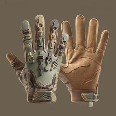 Gants tactiques à doigts complets en polyester – S à XL