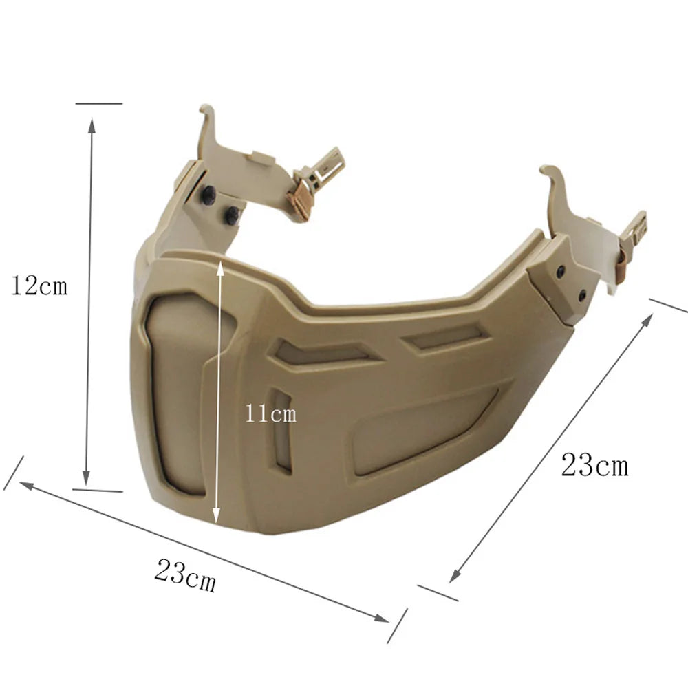 Demi-masque VULPO pour casque FAST – plusieurs configurations