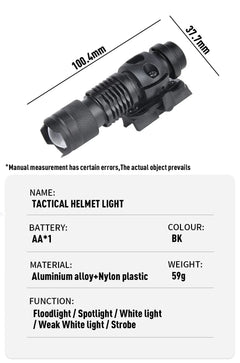 Lampe de casque tactique Airsoft Mini Scout – WADSN