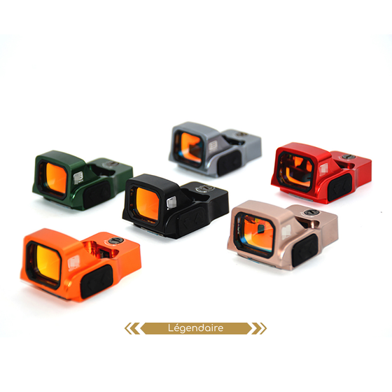 Viseur reflex 1× type Glock à point rouge ou vert