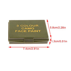 Peinture camouflage pour visage – palette 3 couleurs – vue 8
