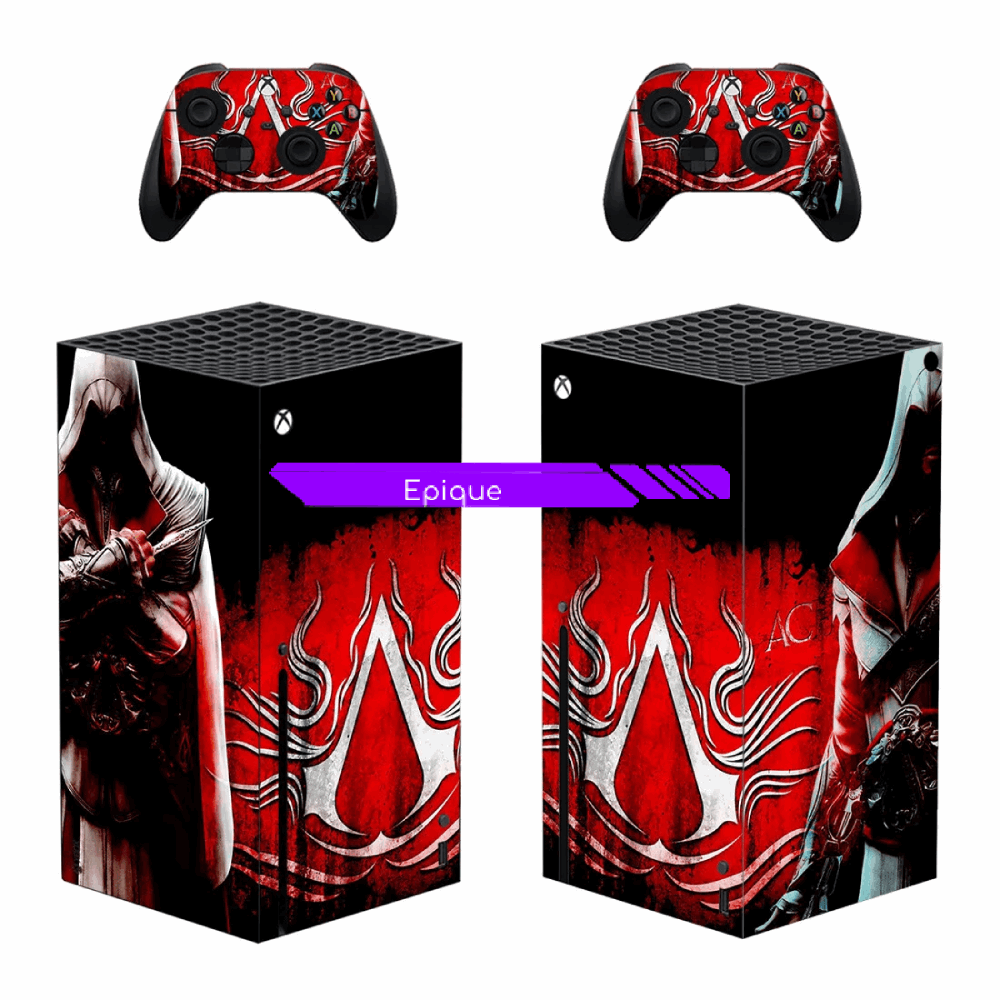 Autocollant Assassin's Creed Brotherhood pour Xbox Series X - Skin 1 console et 2 contrôleurs    