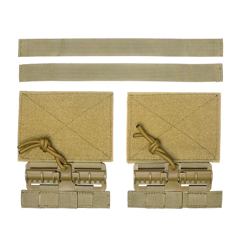 Kit boucles à dégagement rapide pour gilet tactique Airsoft