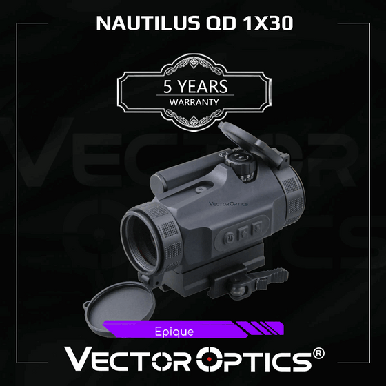 Viseur point rouge Nautilus Gen II QD 1×30 Vector Optics – visuel 1