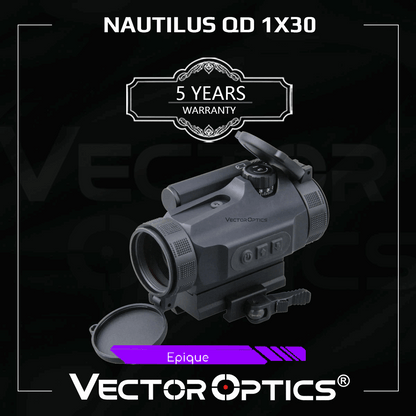 Red dot sight Nautilus GenII QD 1x30 - Vector Optics
