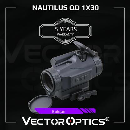 Red dot sight Nautilus GenII QD 1x30 - Vector Optics