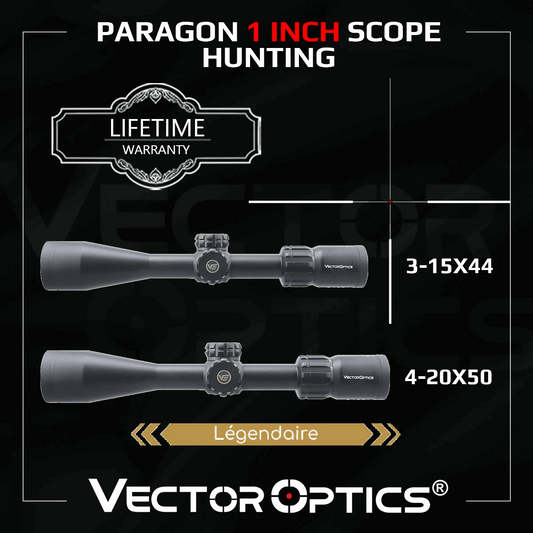 Lunette de visée Paragon 3-15x44 et 4-20x50 SFP - Vector Optics