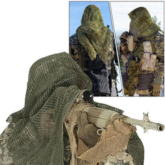 Voile camouflage en maille pour Airsoft et outdoor